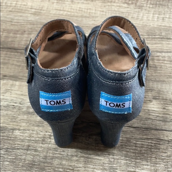 TOMS metallic wedge heel - Picture 3 of 6